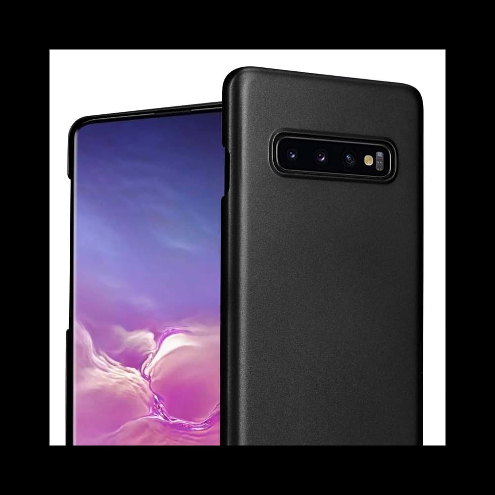Case Crong Smooth Skin Samsung Galaxy S10+ Plus (schwarz) - 6