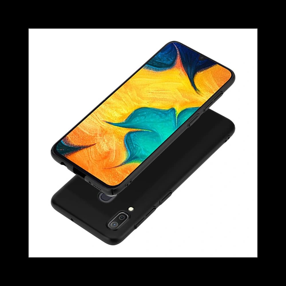 Case Crong Smooth Skin Samsung Galaxy A30 (schwarz) - 2