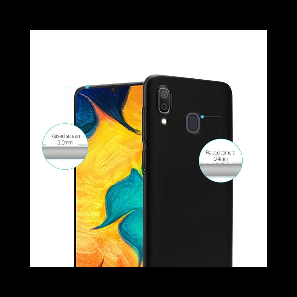 Case Crong Smooth Skin Samsung Galaxy A30 (schwarz) - 4