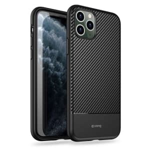 Crong Prestige Carbon Cover Apple iPhone 11 Pro Max (black)
