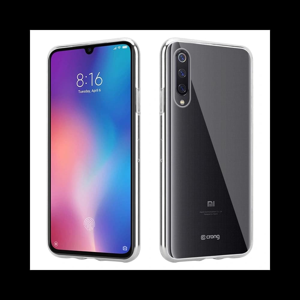 Case Crong Crystal Slim Cover Xiaomi Mi 9 (transparent) - 1