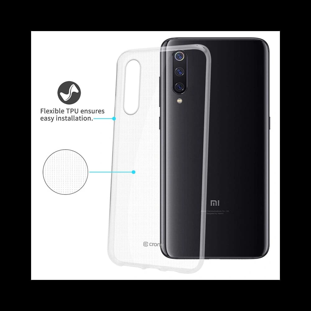 Case Crong Crystal Slim Cover Xiaomi Mi 9 (transparent) - 3
