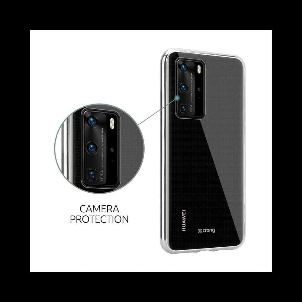 Case Crong Crystal Slim Cover Huawei P40 (transparent) - 2