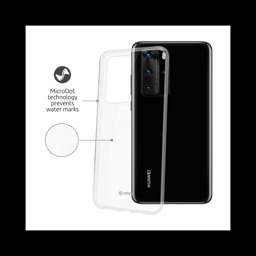 Case Crong Crystal Slim Cover Huawei P40 (transparent) - 3