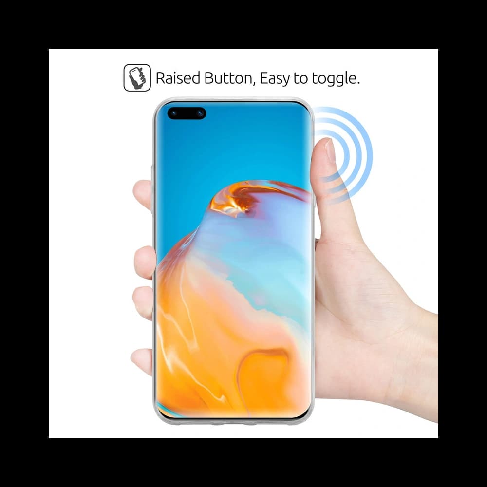 Case Crong Crystal Slim Cover Huawei P40 (transparent) - 4