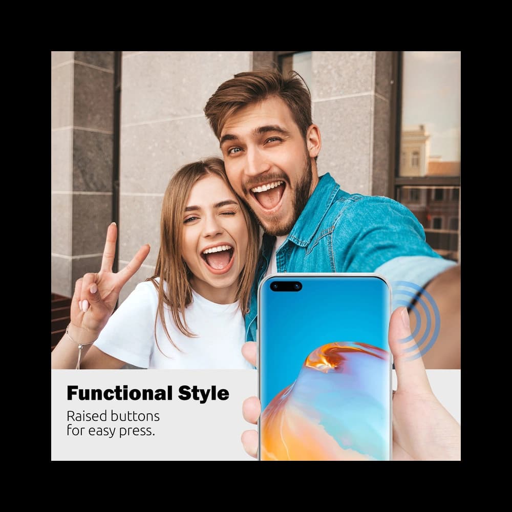 Case Crong Crystal Slim Cover Huawei P40 (transparent) - 5