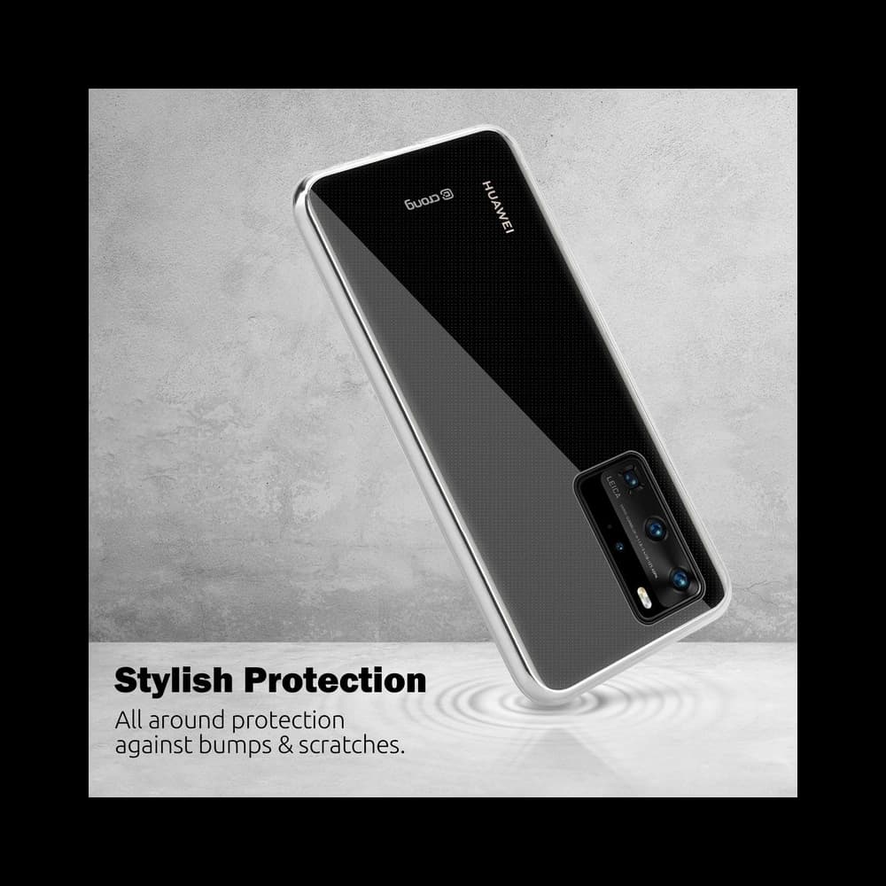 Case Crong Crystal Slim Cover Huawei P40 (transparent) - 6