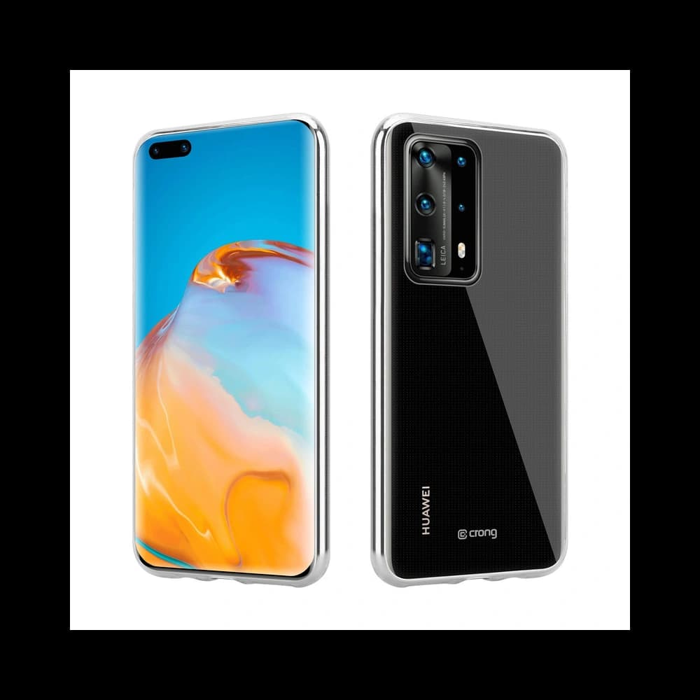 Case Crong Crystal Slim Cover Huawei P40 Pro (transparent) - 1