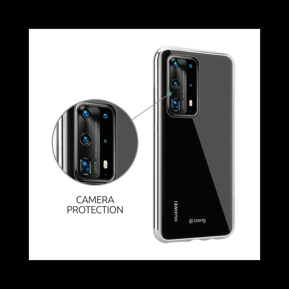 Case Crong Crystal Slim Cover Huawei P40 Pro (transparent) - 5