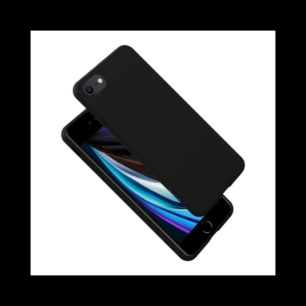 Case Crong Color Cover Apple iPhone SE 2022/SE 2020/8/7 (schwarz) - 6