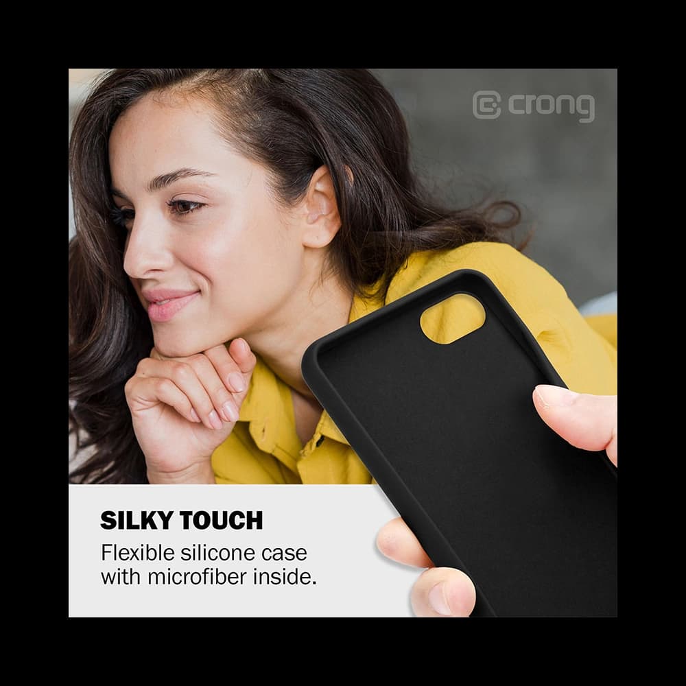 Case Crong Color Cover Apple iPhone SE 2022/SE 2020/8/7 (schwarz) - 10