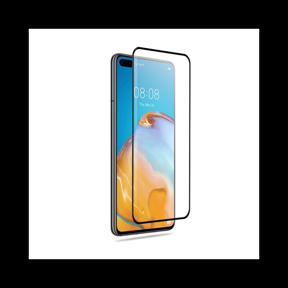 Gehärtetes Glas Crong 3D Armour Glass Huawei P40 + Installationsrahmen - 3