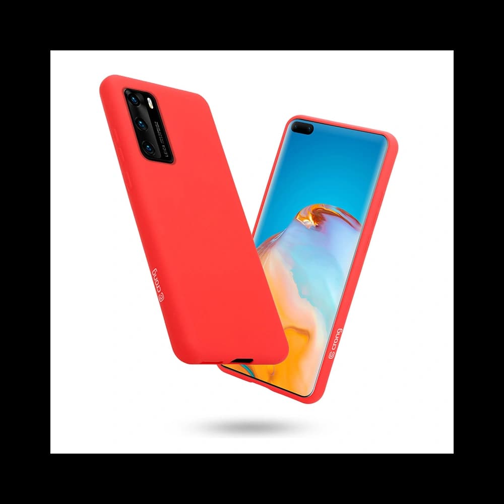 Crong Color Cover Huawei P40 (red) - 1