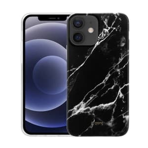 Case Crong Marble Case Apple iPhone 12 mini (schwarz)