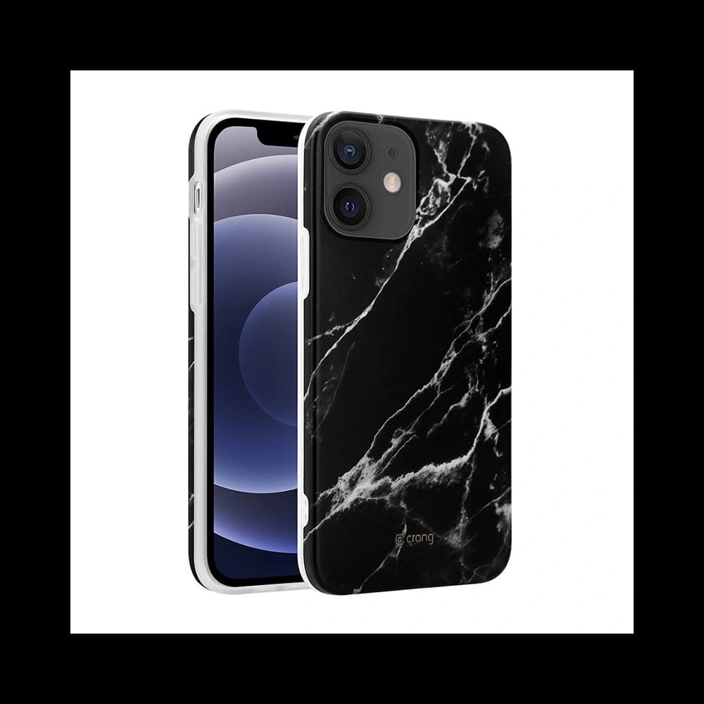 Case Crong Marble Case Apple iPhone 12 mini (schwarz) - 6