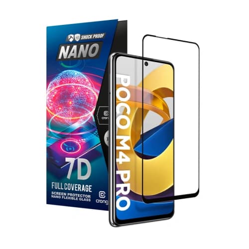 Sticlă hibridă Crong 7D Nano Flexible Glass Xiaomi POCO M4 Pro 5G
