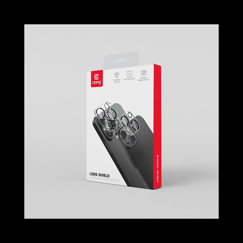 Sklo na objektiv fotoaparátu Crong Lens Shield Apple iPhone 14/14 Plus - 3