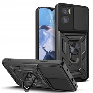 Case Tech-Protect CamShield Pro Motorola Moto E22/E22i Schwarz