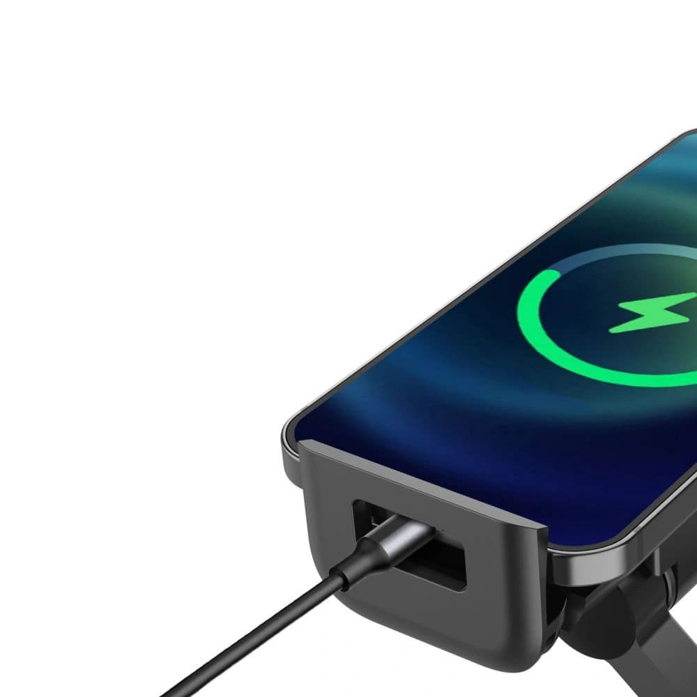 Zuhanyzófej tartó Tech-Protect V2 Stretchable Headrest Car Mount Fekete - 7