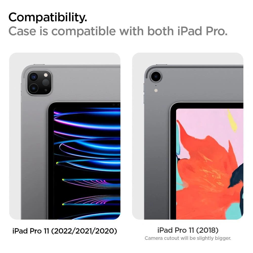 Etui Spigen Liquid Air Folio Apple iPad Pro 11 2021/2022 (3. és 4. generáció) Fekete - 9