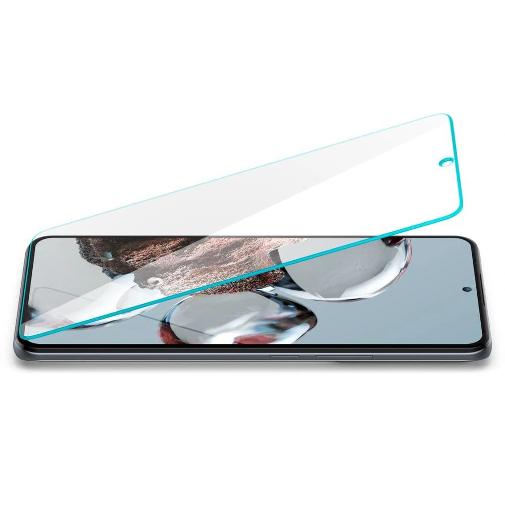 Gehärtetes Glas Spigen GLAS.tR Slim Xiaomi 12T/Pro Clear [2 PACK] - 3