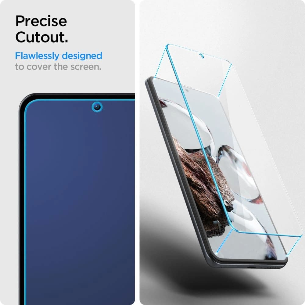 Gehärtetes Glas Spigen GLAS.tR Slim Xiaomi 12T/Pro Clear [2 PACK] - 7