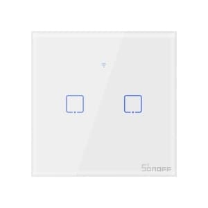 Touch Light Switch WiFi + RF 433 Sonoff T1 EU TX (2-Kanal)