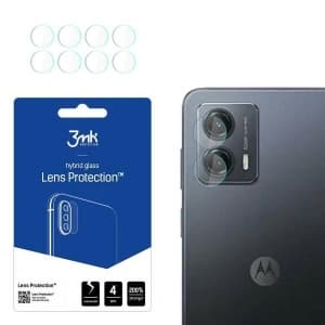 Hybridní sklo na objektiv fotoaparátu 3MK Lens Protect Motorola Moto G53 [4 PACK]