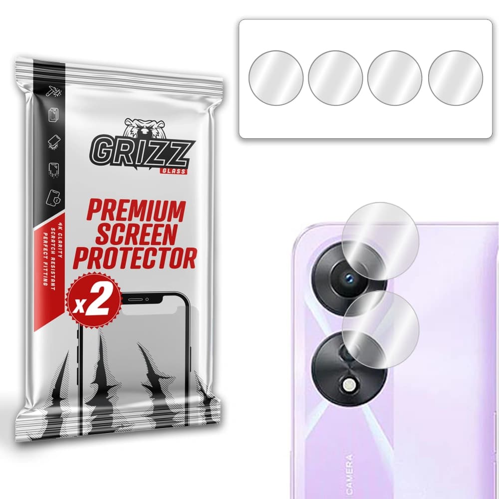 Szkło na aparat GrizzGlass HybridGlass Camera do Oppo A78 5G - 1