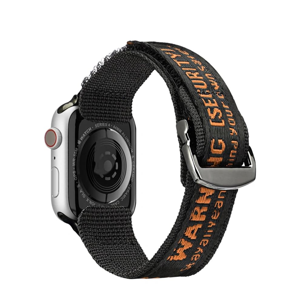 Dux Ducis Strap Outdoor Apple Watch 4/5/6/7/SE/8/9/Ultra 44/45/49mm black-orange - 2