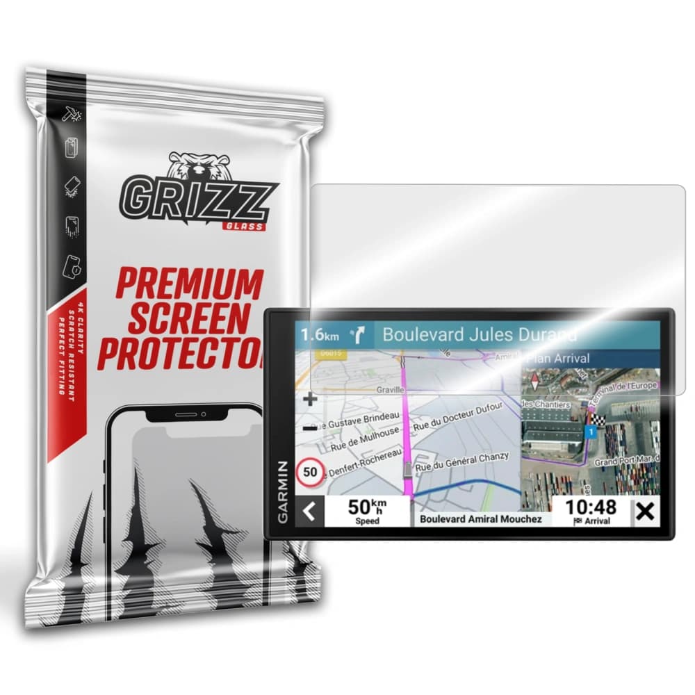 Hibrid üveg GrizzGlass HybridGlass a Garmin dezl LGV610-hez - 1