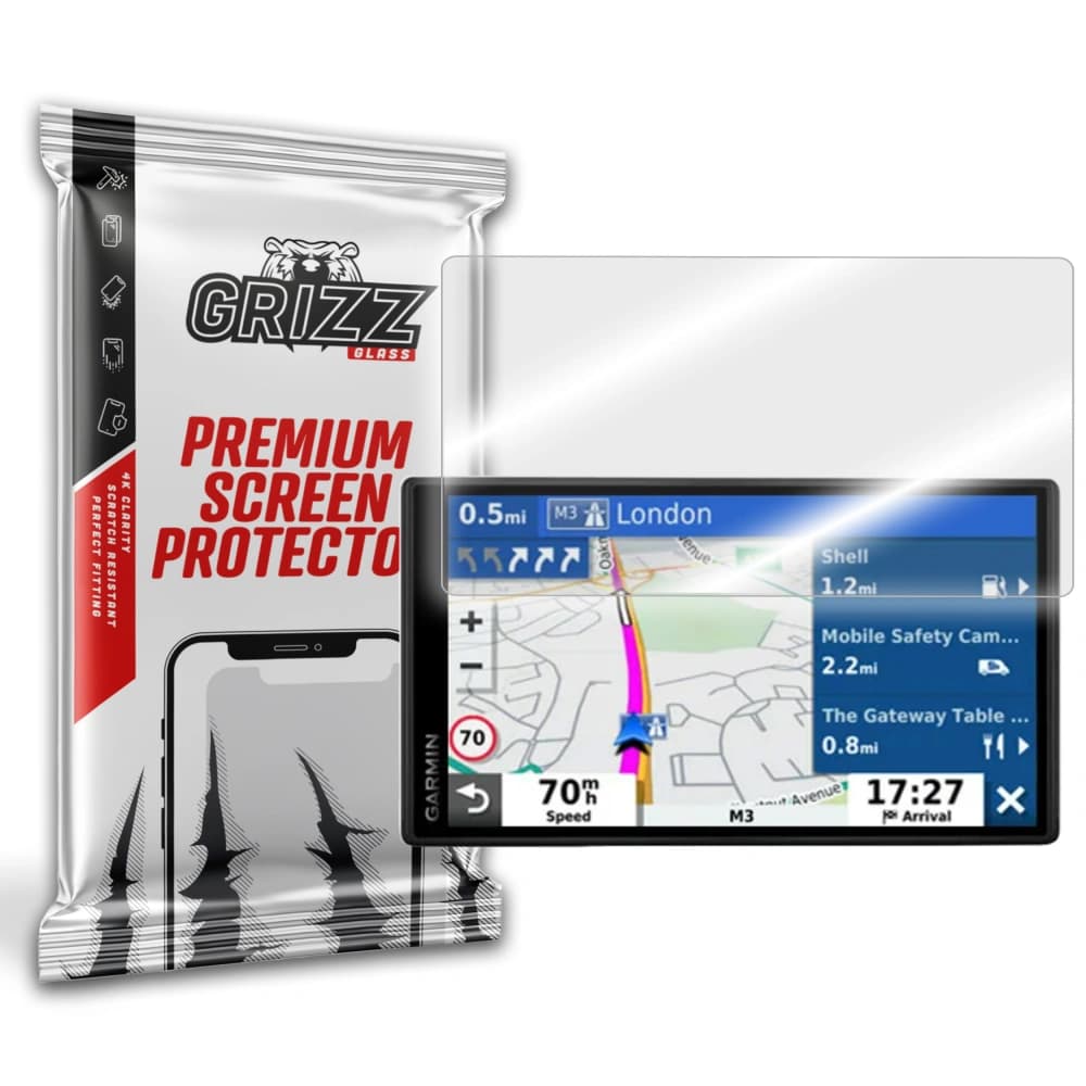 Hibrid üveg GrizzGlass HybridGlass a Garmin DriveSmart 55 Live Traffic-hoz - 1