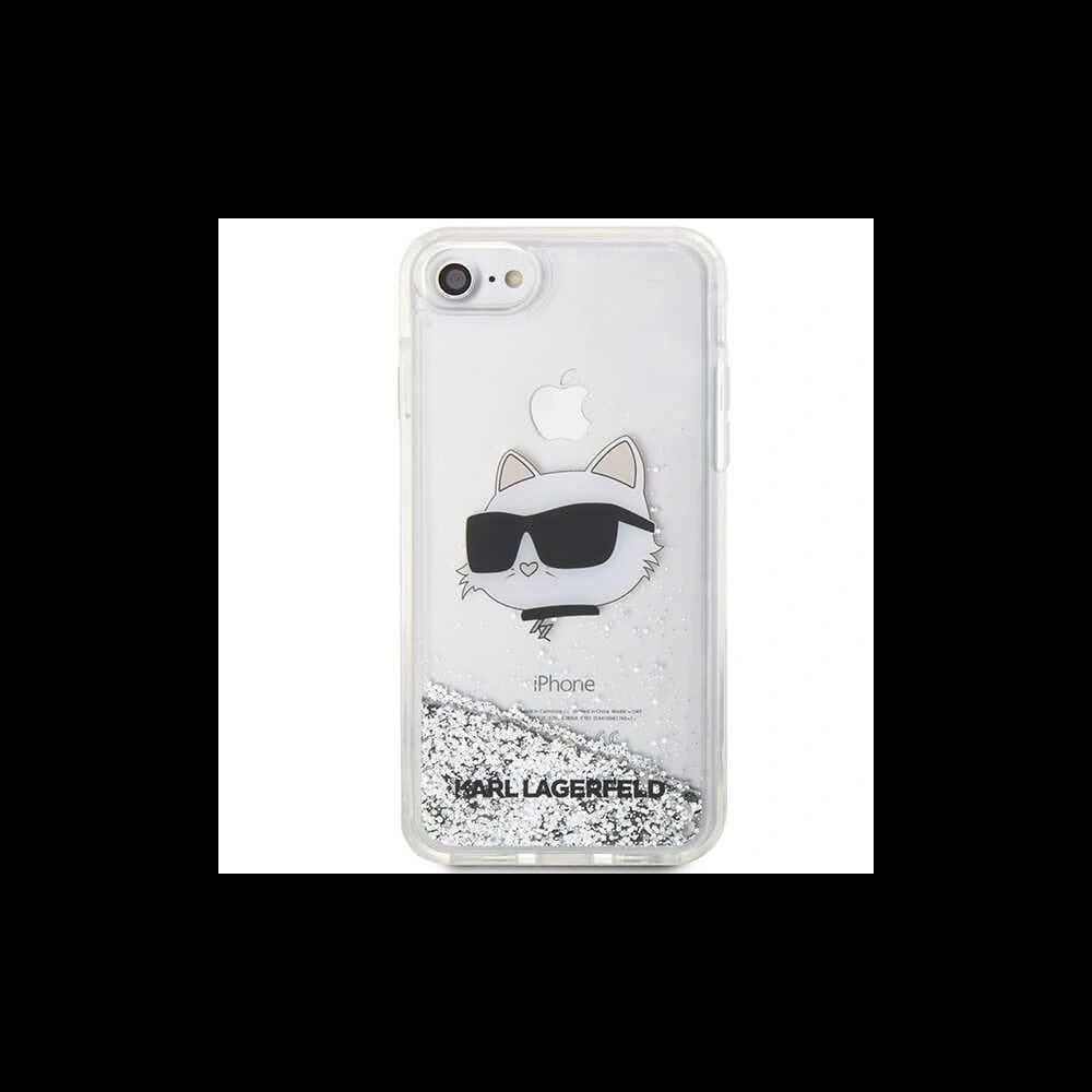 Case Karl Lagerfeld KLHCI8LNCHCS Apple iPhone SE 2022/SE 2020/8/7 silber/hardcase Glitter Choupette Head - 3