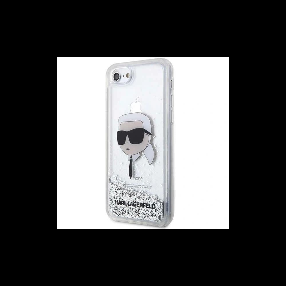 Case Karl Lagerfeld KLHCI8LNKHCH Apple iPhone SE 2022/SE 2020/8/7 Silber/hardcase Glitter Karl Head - 2