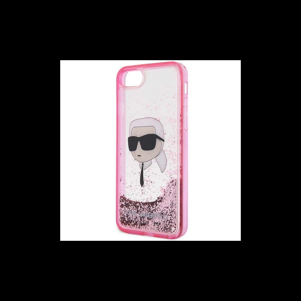 Case Karl Lagerfeld KLHCI8LNKHCP Apple iPhone SE 2022/SE 2020/8/7 rosa/pink Hardcase Glitter Karl Head - 6
