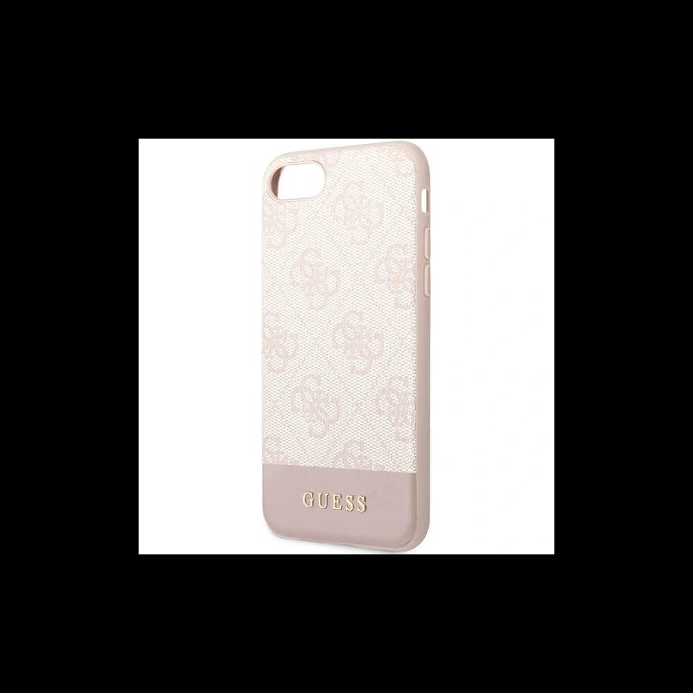 Case Guess GUHCI8G4GLPI Apple iPhone SE 2022/SE 2020/8/7 rosa/pink Hartschale 4G Stripe Collection - 6
