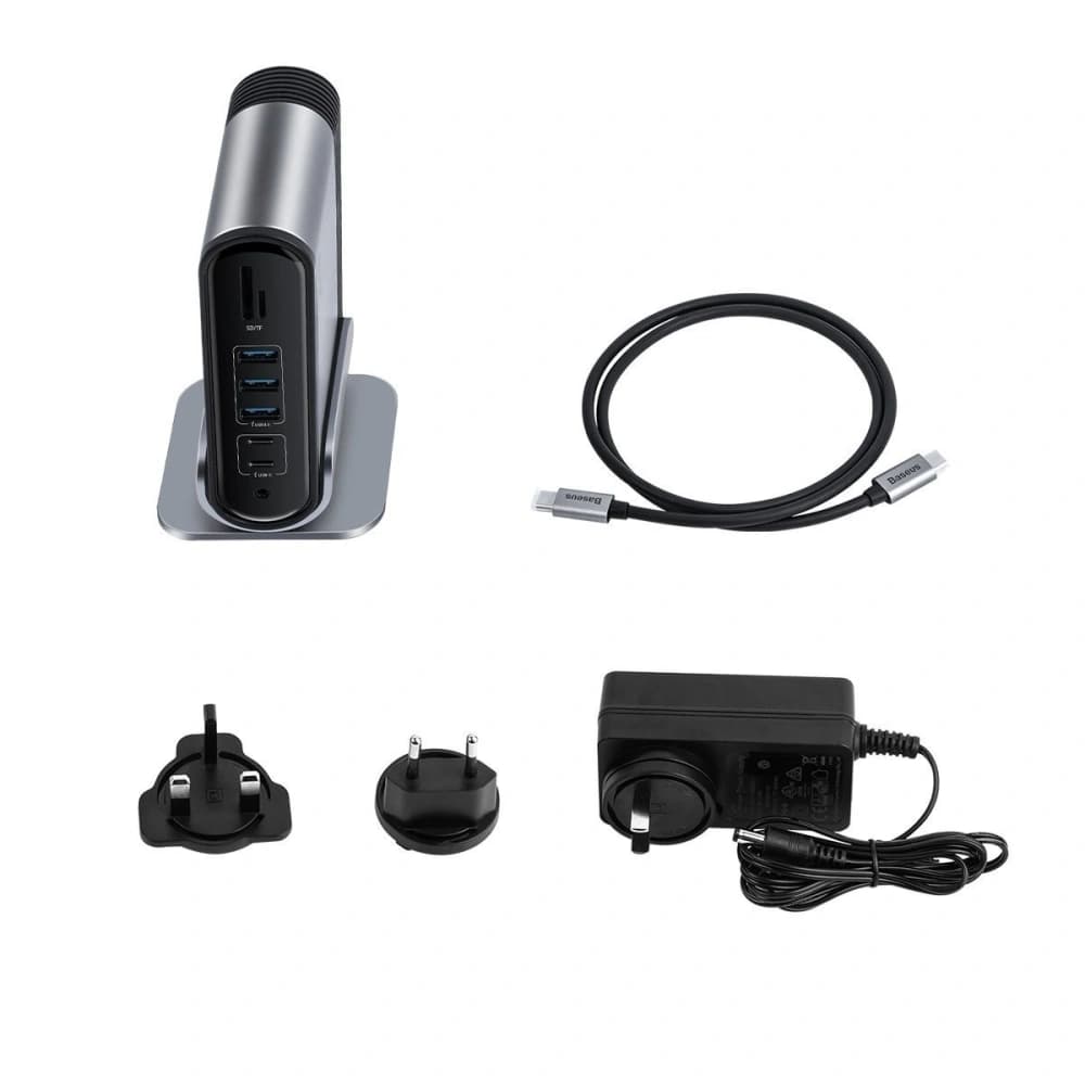 [OUTLET] Stație de andocare Baseus Working Station, HUB USB-C 16 în 1 - 7