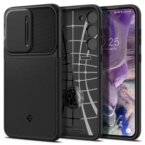 Husă Spigen Optik Armor Samsung Galaxy S23 Negru