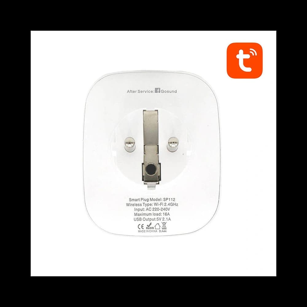 Smart plug WiFi Gosund SP112 2xUSB Tuya - 4