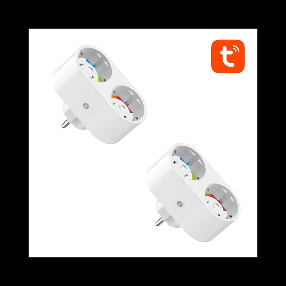 Doppelte intelligente WiFi-Steckdose Gosund SP211 3500W Tuya [2 PACK] - 1