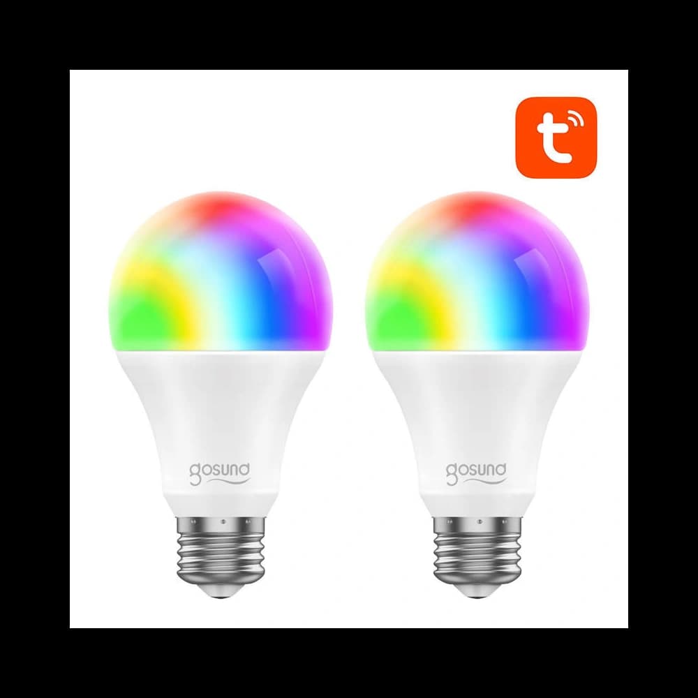 Smart bulb LED WB4 Gosund (RGB) E27 Tuya [2 PACK] - 1