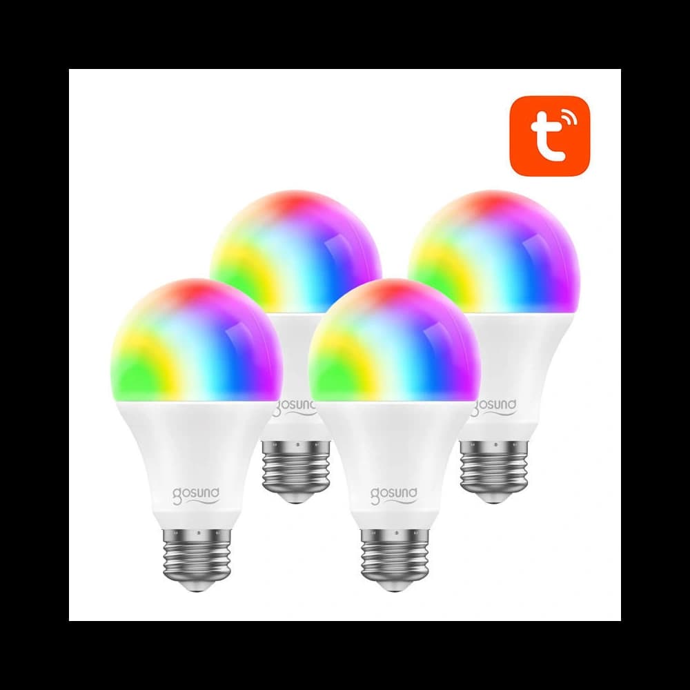 Smart bulb LED WB4 Gosund (RGB) E27 Tuya [4 PACK] - 1