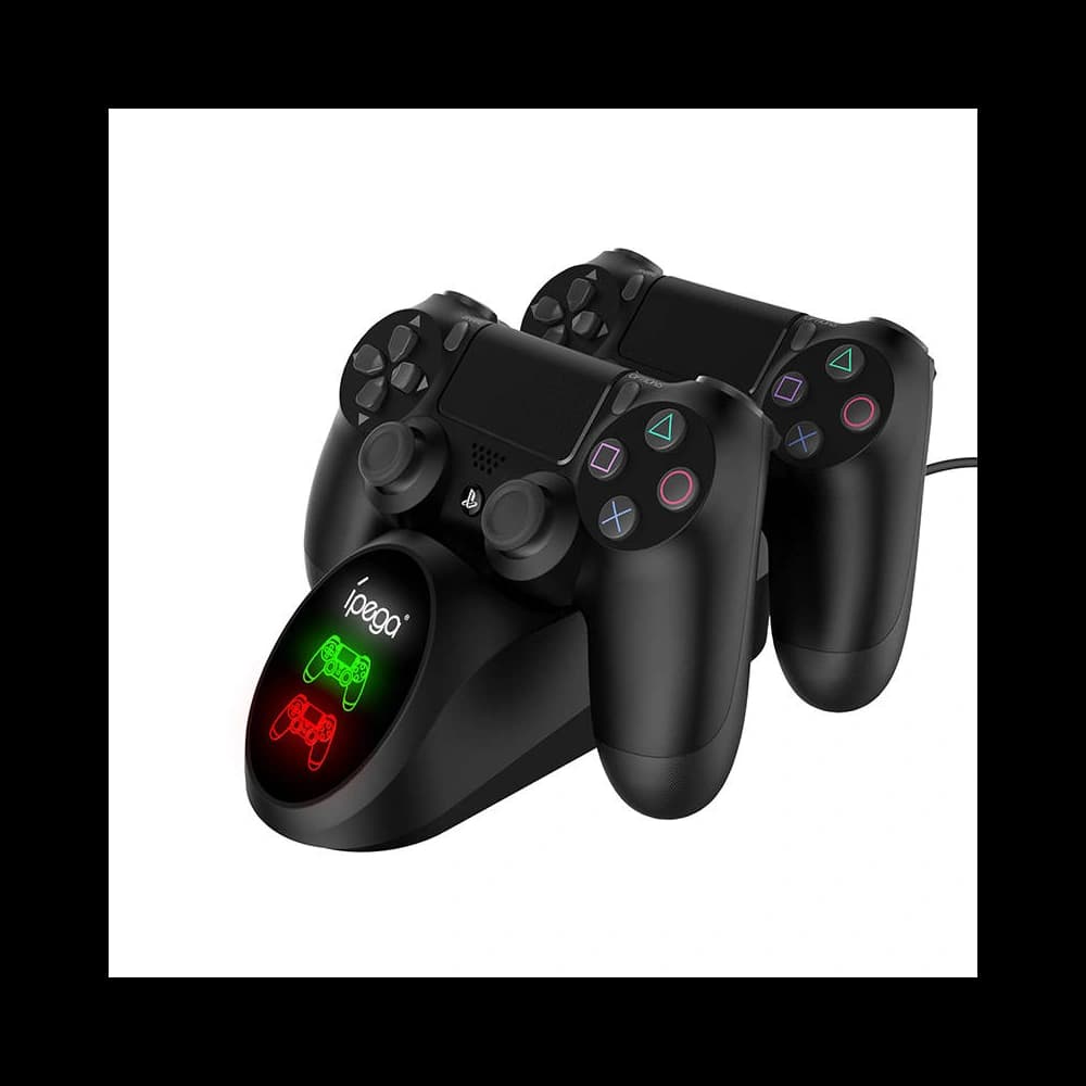 Doppelte Dockingstation für den Gamepad für PS4 iPega PG-9180 (schwarz) - 2