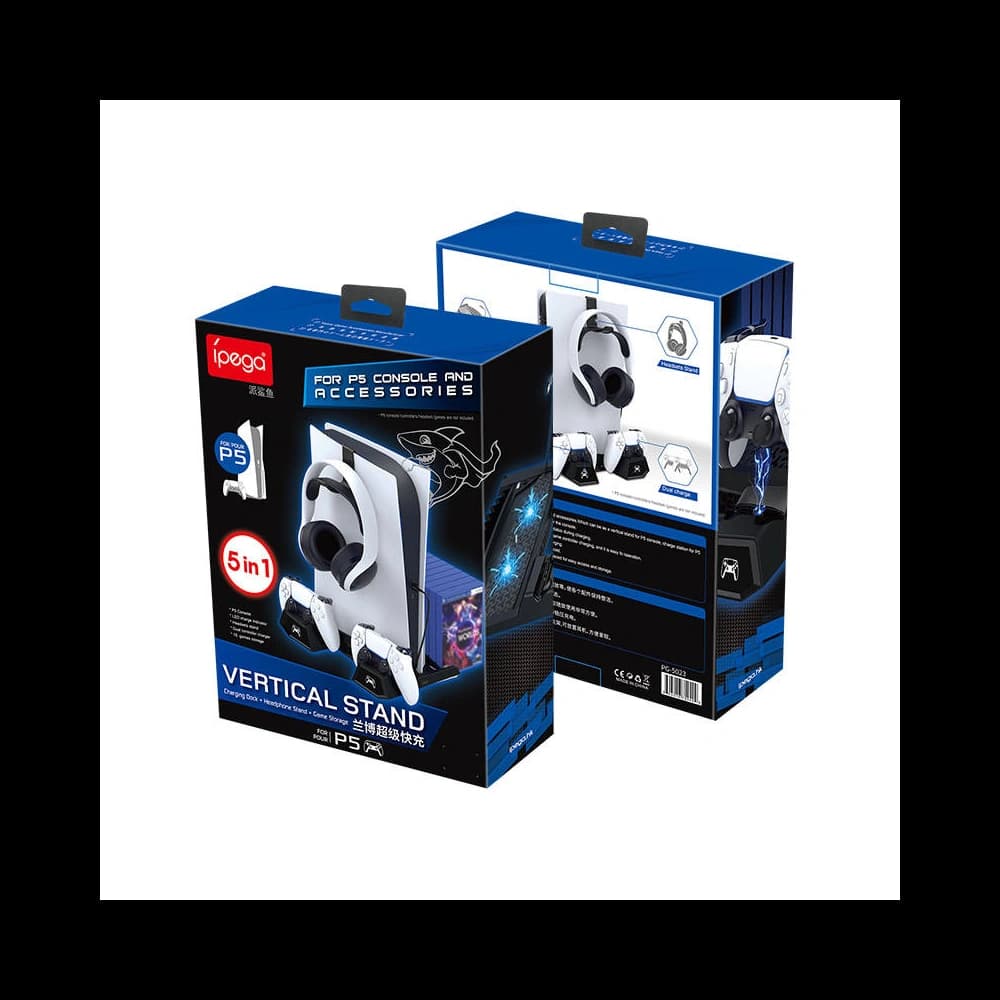 Multifunctional cooling stand to PS5 iPega PG-P5023 (black) - 4