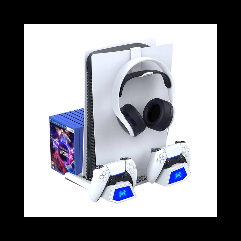 Multifunctional cooling stand to PS5 iPega PG-P5023A (white) - 2