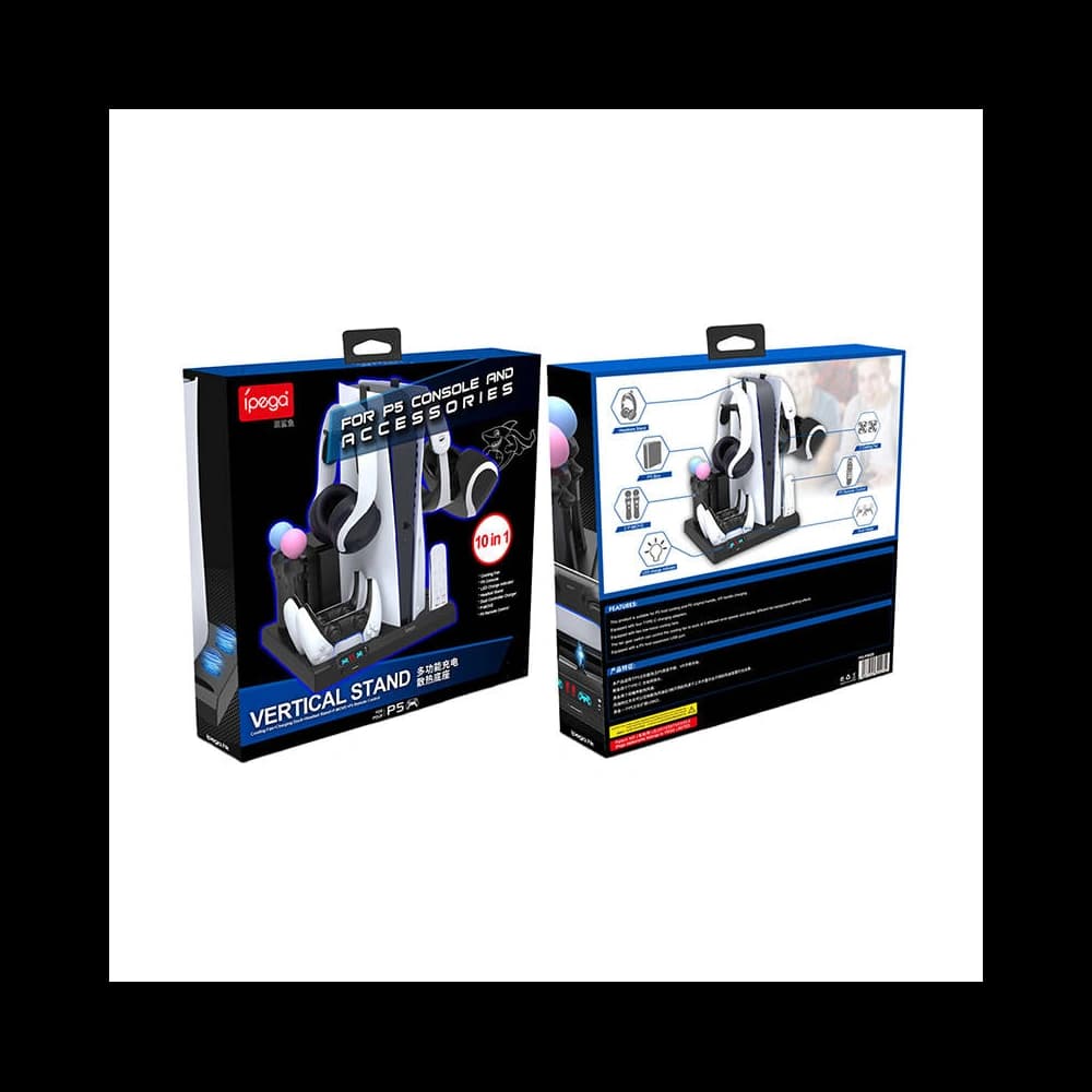 Multifunctional cooling stand to PS5 iPega PG-P5028 (black) - 3