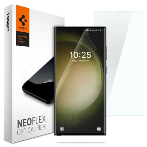Folie Spigen Neo Flex Samsung Galaxy S23 Ultra Klar [2 PACK]