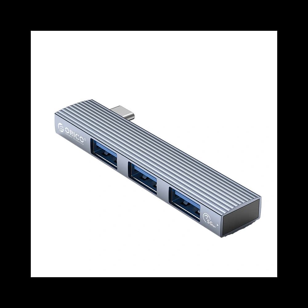 Orico Adapter Hub USB-C to 3x USB 3.0, 5Gbps for notebook (gray) - 2