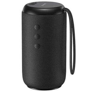 USAMS Waterproof Wireless Speaker with Lanyard YC Series Bluetooth 5.0 10W black YC011YX01