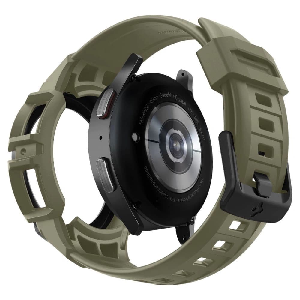 Spigen Samsung Armband + Gehäuse Rugged Armor Pro Galaxy Watch 5 Pro 45mm Vintage Khaki - 3